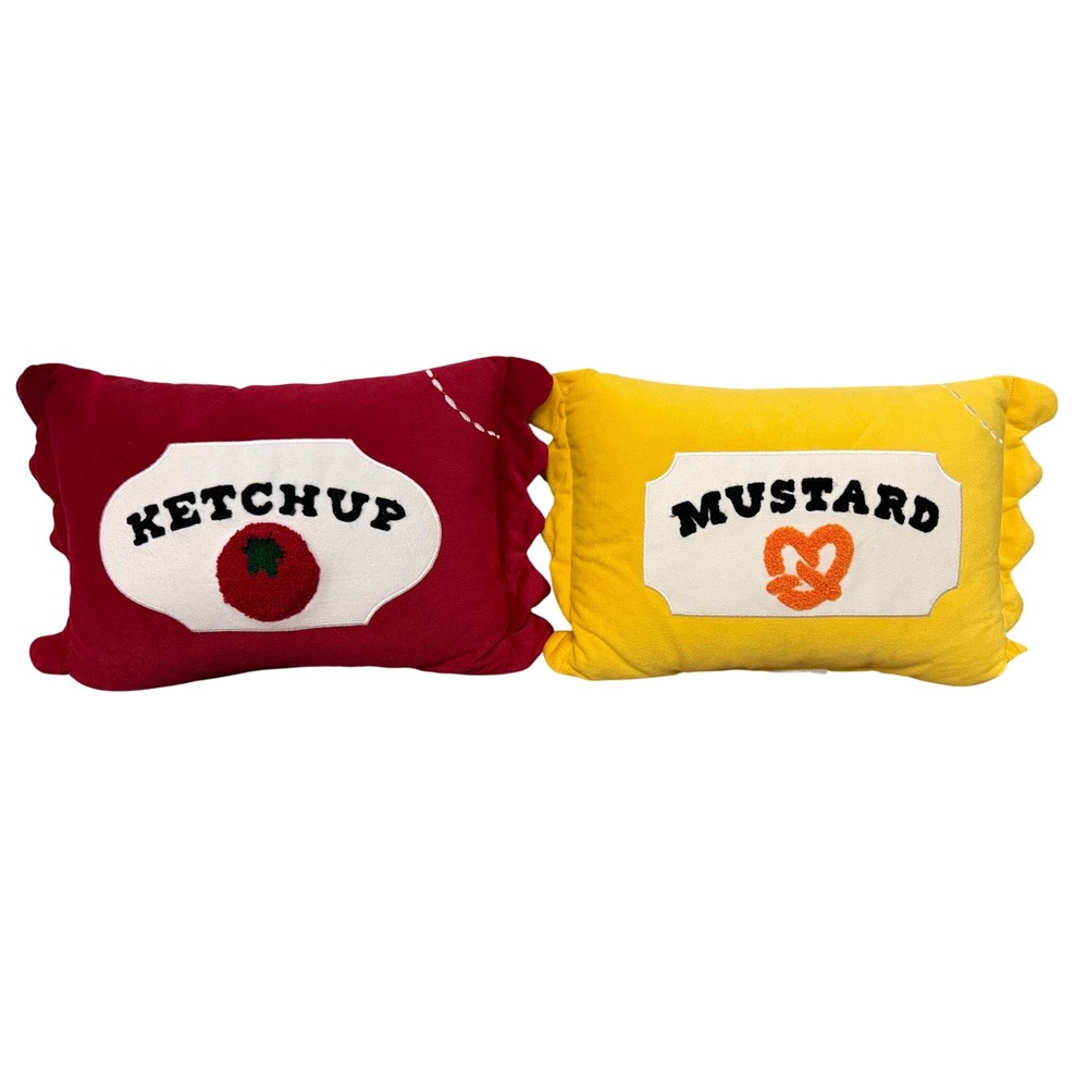 Ketchup & Mustard Pillow‎ Set